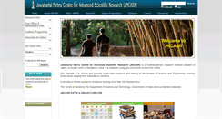 Desktop Screenshot of jncasr.ac.in